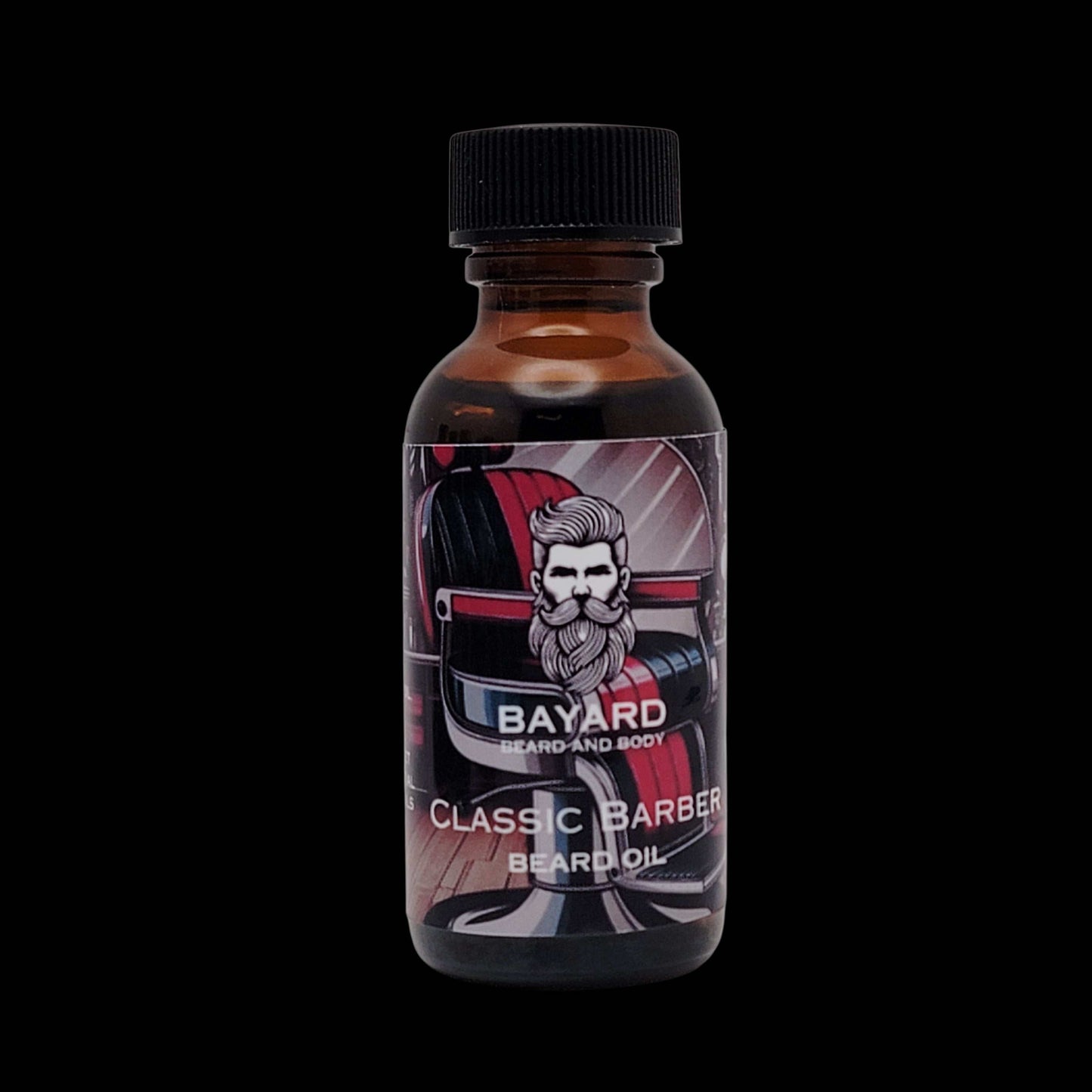 Classic Barber Beard Oil - White Musk, Citrus, Talc, Oakmoss, Fresh Air, Cinnamon