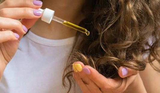 beard oil used on a womans hair