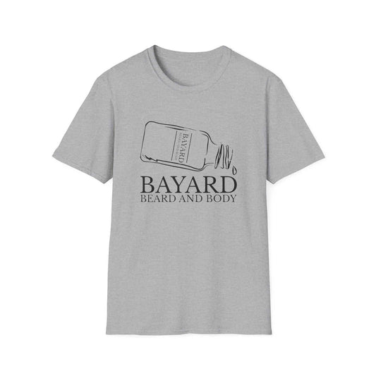 Bayard Beard and Body Logo Tee Gray Heather