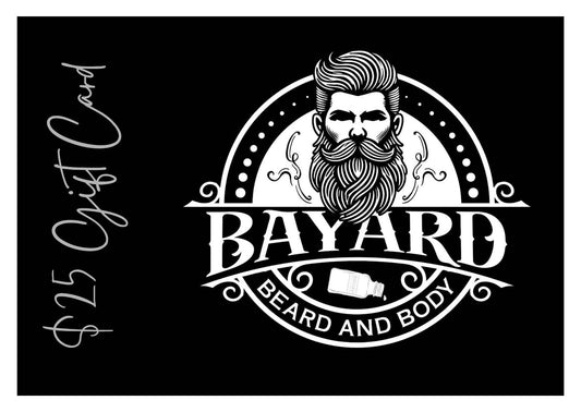 Bayard Beard and Body gift card 25 dollars