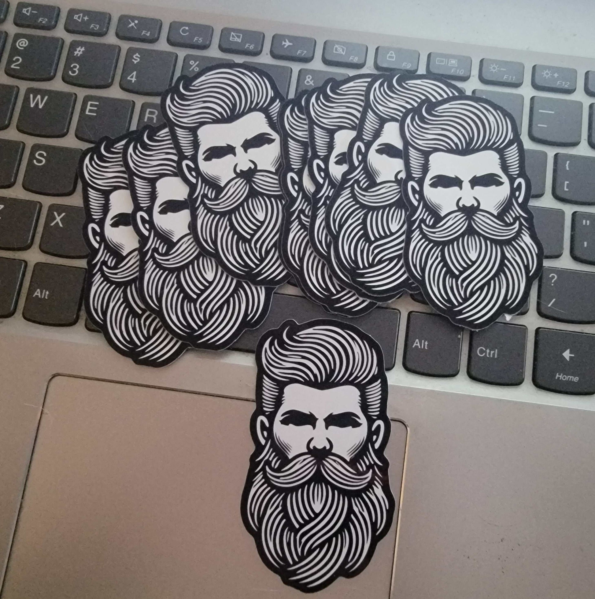 Bayard Beard and Body Logo Sticker